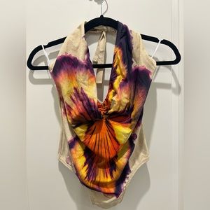 Lenny Neimeyer One Piece deep v front swimsuit